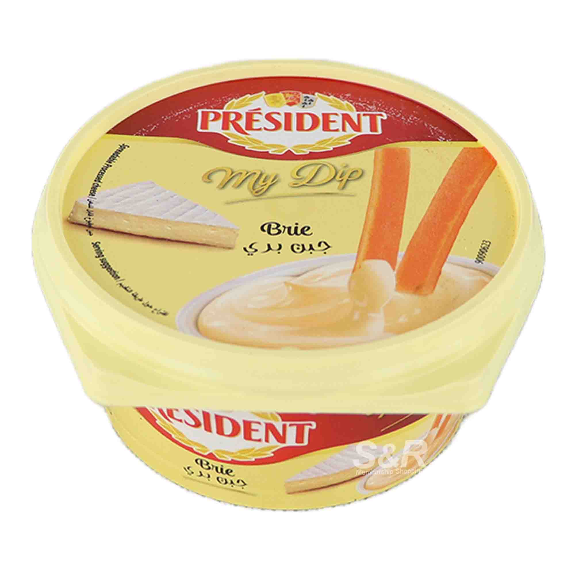 President My Dip Brie Spreadable Processed Cheese 125g President My Dip Brie Spreadable Processed Cheese 125g